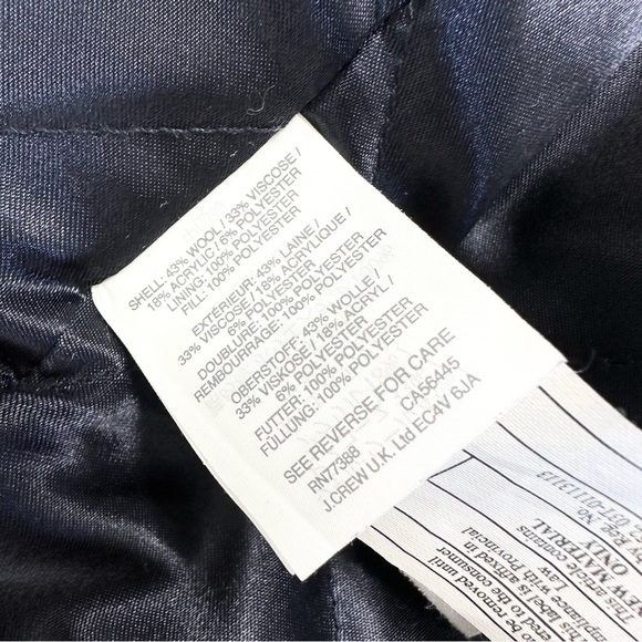 J. Crew Lodge Coat Size 00 - Picture 13 of 16